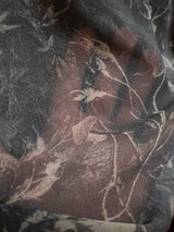 Vintage Linda Allard Ellen Tracy Sheer Grey Floral Blouse Large - We Thieves