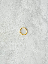 Micro Hoop in 24kt gold - We Thieves