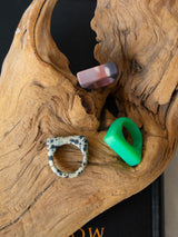 Hinge Mooakite Jasper Thin Stone Ring - We Thieves