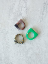 Hinge Mooakite Jasper Thin Stone Ring - We Thieves