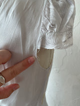 Vintage 1940s Powder Blue Silk Satin Slip Dress M - We Thieves