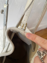 Vintage Coach Bixby Sling Backpack Bag M5D-9984 Cream White