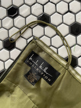 Vintage Nicole Miller Silk Brocade Strapless Mini Dress in Brown/Gold/Teal XS - We Thieves