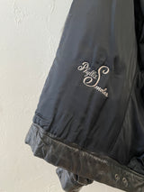 Vintage Crown Furs of Boston Leather Bomber Jacket Large - We Thieves