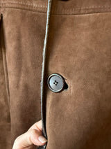 Vintage Antarex Brown Lambskin & Shearling Coat L/XL