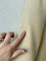 Vintage 1960s Betty Rose Wool Coat Cream M