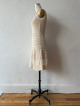 Vintage Missoni Cream Knit Sleeveless Dress S - We Thieves