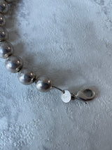 Vintage Sterling Silver Navajo Pearl Beaded Bracelet - We Thieves