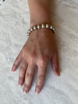 Vintage Sterling Silver Navajo Pearl Beaded Bracelet - We Thieves