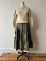 Vintage JG Hook Handknit Cream Wool Fisherman Pullover Sweater S - We Thieves