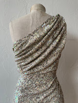 Vintage Y2K All Saints Sequin One-Shoulder Mini Dress XXS - We Thieves