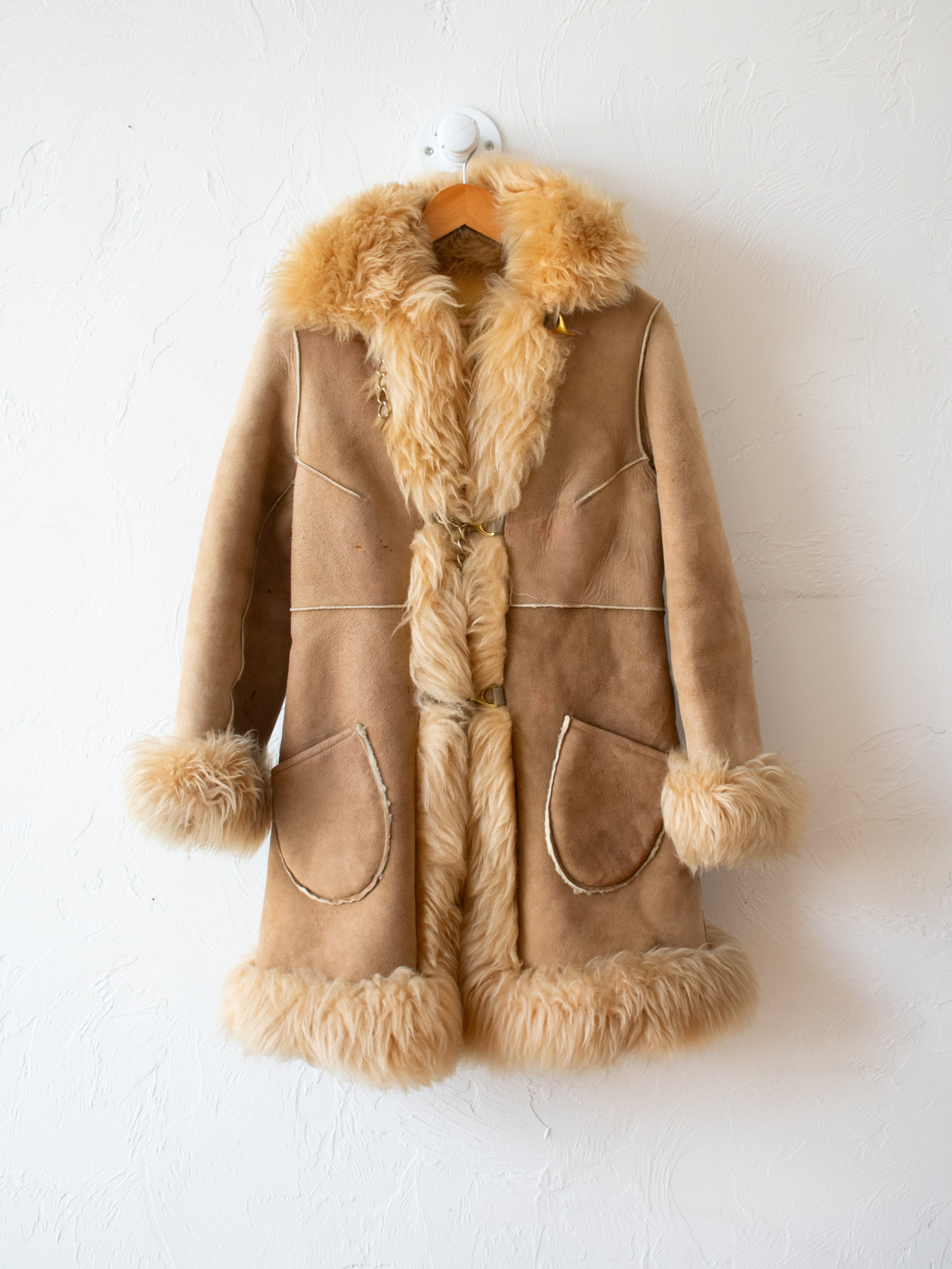 70s shearling jacket hotsell