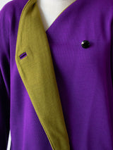 Vintage 1980s Adam Beal Reversible Purple/Green Wool Jacket M/L - We Thieves