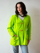 Vintage Lime Green Christian Lacroix Blazer M/L - We Thieves