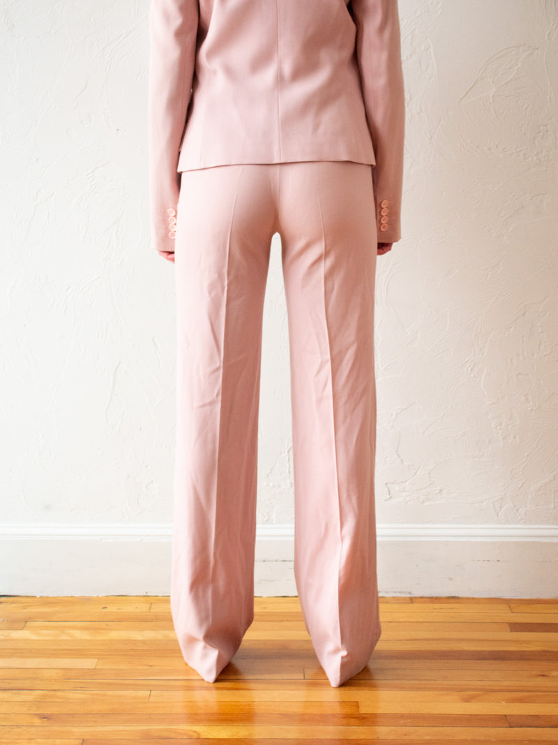 Vintage 1990s Dolce & Gabbana Blush Pink Low Rise Trouser M - We Thieves