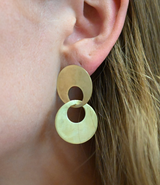 Laney Dangle Earrings in Brass - We Thieves