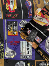 Vintage Nicole Miller Golf Square Silk Scarf Scarf - We Thieves