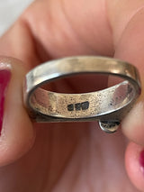 Vintage Sterling Silver Stacking Stone Ring Set Size 6 - We Thieves