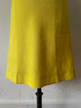 Vintage 1960s Miss DR Bright Yellow Dress with Belt S/M - We Thieves