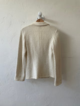 Vintage ARMANI Cream Wool Jacket/Blazer with Toggle Button S - We Thieves