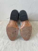 Vintage White Ostrich Leather Cowboy Boots with Lace-Up Detail M6.5/W8 - We Thieves