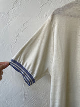 Vintage 1992 Greece PSC Graphic Tee Polo L