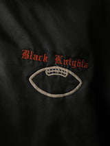 Vintage Black & Orange Stamford Football Black Knights Bomber Jacket XL - We Thieves