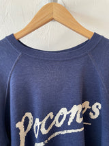 Vintage 70s/80s Poconos Navy Blue Crewneck Sweatshirt S/M - We Thieves
