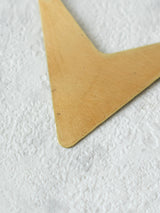 Arrow Dangle Earrings in Silver and Brass - We Thieves