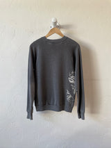 Vintage 80s Jerzees Grey Abstract Graphic Crewneck Sweatshirt S/M - We Thieves