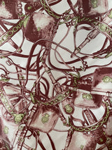 Vintage Hermes Pink & Mauve Brides Rebelles Silk Scarf - We Thieves