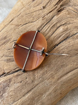 Antique Carved Messenger God Hermes Cameo Pin - We Thieves