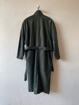 Vintage I.O.U. Long Green Leather Dolman Sleeve Coat M/L - We Thieves