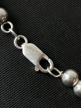 Vintage Sterling Silver Beaded Necklace - We Thieves