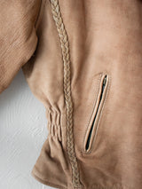 Vintage Hudson Clay Brown/Beige Leather Jacket M - We Thieves