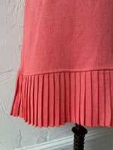 Vintage St John Flamingo Pink Halter Dress S - We Thieves