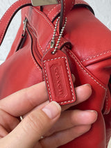 Vintage Coach Mini Back Pack Y2K Red B0439368