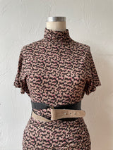 Vintage Isabel Marant Etoile Pink/Green Ikat Jersey Dress S - We Thieves