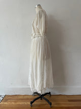Vintage Edwardian White Midi Dress Medium 29" - We Thieves