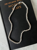 Vintage Sterling Silver Beaded Necklace - We Thieves