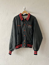 Vintage Black & Orange Stamford Football Black Knights Bomber Jacket XL - We Thieves