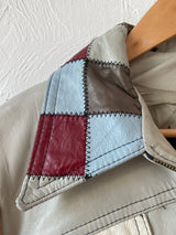 Vintage 1970s/80s Patchwork Leather Jacket M - We Thieves