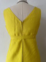Vintage 1960s Miss DR Bright Yellow Dress with Belt S/M - We Thieves