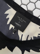Rag & Bone x Liberty Sleeveless Black & White Printed Top M - We Thieves