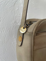 Vintage Salvatore Ferragamo Handbag Ecru Grosgrain Shoulder Bag - We Thieves