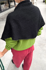 Mohair Shawl Black | Le Bon Shoppe
