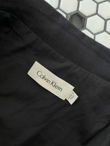 Vintage Calvin Klein Dark Navy Wool Zippered Blazer Jacket XS/S - We Thieves