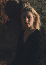 Hermione Pearl Dangle 2-in-1 Earrrings in Sterling Silver - We Thieves