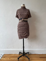 Vintage Isabel Marant Etoile Pink/Green Ikat Jersey Dress S - We Thieves