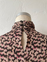 Vintage Isabel Marant Etoile Pink/Green Ikat Jersey Dress S - We Thieves